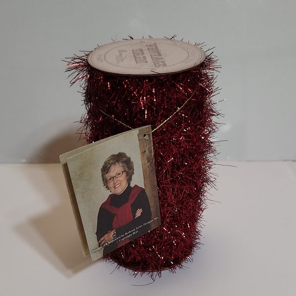 Bethany Lowe - Red Tinsel Garland on Paper Spool - 10 yards  Nov - Picture 3 of 3